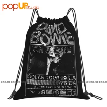 Сумки Davld Bowie на шнурке, спортивная сумка, складная сумка для покупок