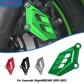 Крепление Крышки Суппорта Дискового Тормоза Переднего Колеса Мотоцикла Защитная Плата Дискового Суппорта Для Kawasaki Ninja400 Z400 2018-2023