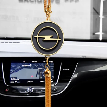 1ШТ 3D Металлическое Подвесное Украшение Роскошного Автомобиля Подвесное Зеркало Заднего Вида Подвесные Аксессуары Для Opel OPC Astra Insignia Mokka