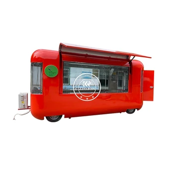 5-метровый Продовольственный Грузовик Мобильная Кухня Тележка Для Мороженого Тележка Для Кофе Фургон Для еды Трейлеры для общественного питания