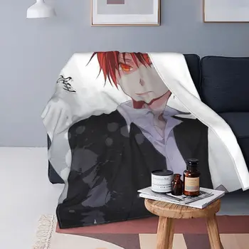 Фланелевые пледы Akabane Kyoushitsu, аниме-одеяла для класса убийств, постельные принадлежности для офиса, теплые пледы для постельного белья
