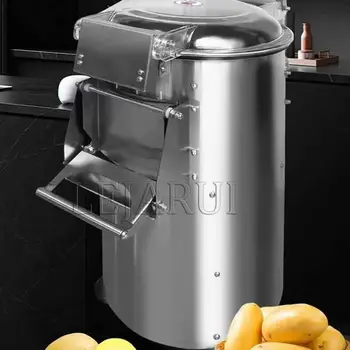 220 В Коммерческая Электрическая машина для очистки картофеля объемом 10 Л 15 л, машина для очистки картофеля от красновато-коричневого цвета