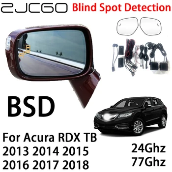 ZJCGO Автомобильная система предупреждения о радаре BSD Обнаружение слепых зон Предупреждение о безопасности вождения для Acura RDX TB 2013 2014 2015 2016 2017 2018