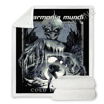 Disarmonia-Mundi 3D Печатное Шерп-одеяло Прямоугольное Одеяло Текстиль Флисовое Носимое Одеяло Плед для домашнего декора