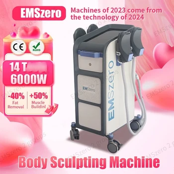 2024 EMSSLIM NEO EMS Muscle Machine 14 T EMSzero Weight Теряет Электромагнитную Скульптуру Тела, Уменьшая Neo Nove Для Салона